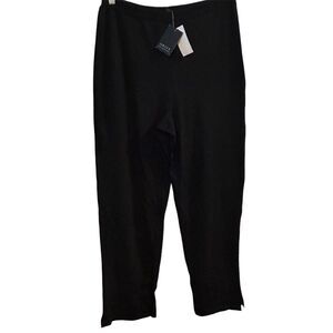 Grace Knit Dressing Women's Black Pants Size L Straight Leg‎ Casual